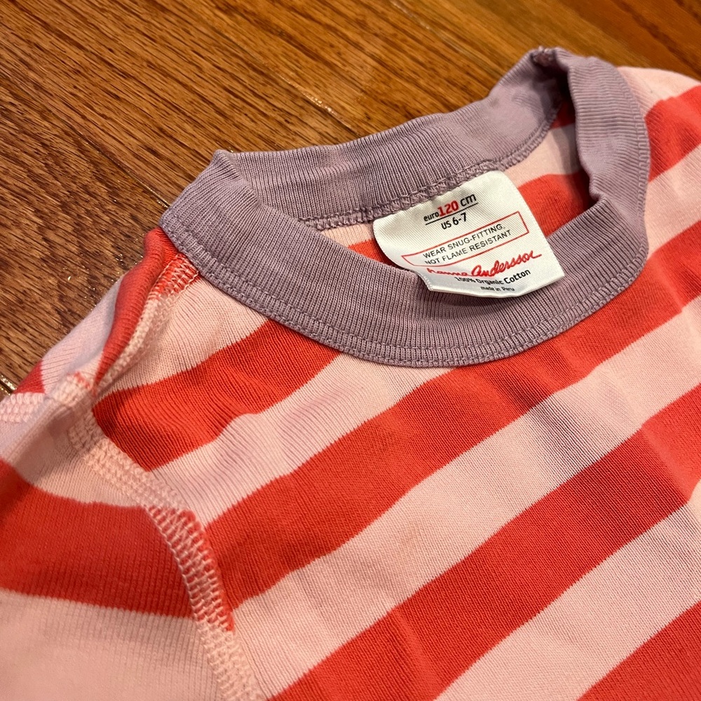 Hanna Andersson Pajamas size 120 or 6-7